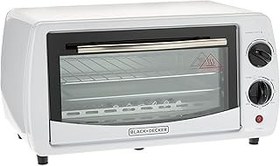 تصویر Black+Decker 800W 9L TOASTER OVEN ، 90-230 TEMP تنظیم کوره دوتایی با همرفت ، درب دو شیشه BLACK+DECKER 800W 9L Toaster Oven, 90-230 Temp Setting Double Grill With Convection, Double Glass Door For Safety With Multiple Accessories, For Toasting/Baking/Broiling TRO9DG-B5