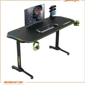 تصویر میز گیمینگ گیم مکس مدل D140 Carbon RGB 