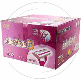 تصویر فروش عمده ژیلت 5 لبه آدلر آلدا ( باکس 12 عددی) 