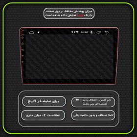 تصویر محافظ صفحه نمایش خودرو مولتی نانو مدل X-S2N مناسب برای مانیتور کوییک بسته دو عددی 