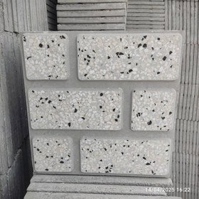 تصویر موزائیک 30*30 اجری سیمان سیاه 