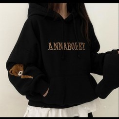 تصویر هودی دورس زنانه مدل خرس برجسته 