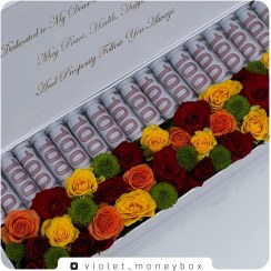 تصویر باکس گل طبیعی کد ۰۵ 