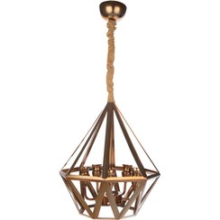 تصویر لوستر رایکا مدل دیاموند پنج شعله RO1275 