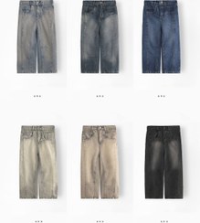 تصویر شلوار جین نیم بگ 8-5 سال (AKU) 