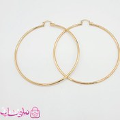تصویر گوشواره حلقه ای ژوپینگ سایز بزرگ (۵۵ mm) — طراحی بولد و شیک Xuping 55mm Large Hoop Earrings — Bold & Fashionable