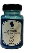 تصویر رنگ خوراکی پودری شکلات آبی - 25 گرم 