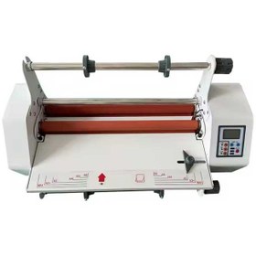 تصویر لمینیتور و سلفون کش رومیزی مدل 360 Desktop laminator and cellophane stretcher model 360