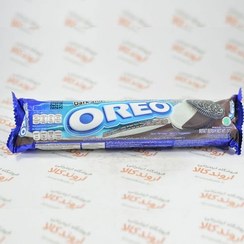 تصویر بیسکوئیت کرم دار اورئو OREO مدل دو رنگ Dark and White Chocolate 