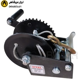 تصویر وینچ دستی کلاچ دار ۱۲۰۰ LBS ظرفیت ۵۴۰ کیلوگرم 