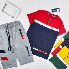 تصویر تیشرت شلوارک تامی پسرانه کد 9520 