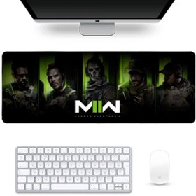 تصویر دسک پد گیمینگ Modern Warfare Team سایز 40*90 