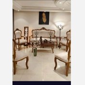 تصویر مبل سلطنتی 9نفره چوب راش و گردو . (ارسال ...) 