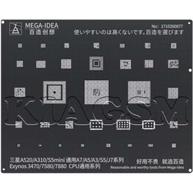 تصویر شابلون مشکی MEGA IDEA QUALCOM CPU QL23 CPU 