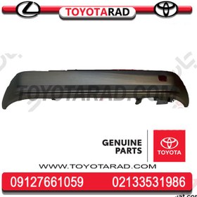 تصویر زیر سپر عقب تویوتا پریوس 2016 تا 2017 برند اصلی جنیون پارت 