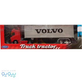 تصویر ماکت کشنده و کانتینر تریلی VOLVO FH 