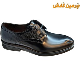 تصویر کفش تمام چرم اصل مردانه سوداپا بندی کد 20279 + رنگبندی Sevdapa men's genuine leather shoes