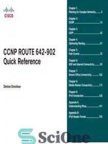 تصویر دانلود کتاب Cisco press CCNP ROUTE 642 902 Quick Reference - سیسکو مطبوعات CCNP ROUTE 642 902 مرجع سریع 