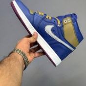 تصویر کفش بسکتبال ایر جردن ۱ کاپیتان آمریکا 