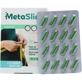 تصویر کپسول چربی سوز مدل متا اسلیم بسته 32 عددی فارمد سلامت سینا Pharmed Salamat Sina Meta Slim 32 Caps