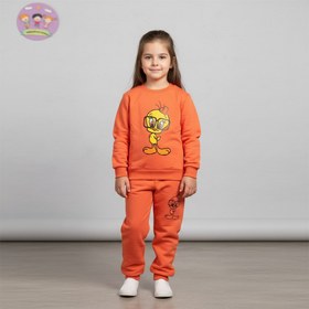 تصویر ست دخترانه توئیتی - کرمی / ۴۰ 