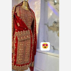 تصویر لباس بلوچی 5 وجب زری دوزی 