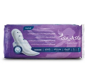تصویر نوار بهداشتی مای لیدی بنفش 10 عددی 
