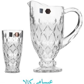 تصویر پارچ و لیوان کریستال آنجلیکا ا Angelica pitcher and glass Angelica pitcher and glass