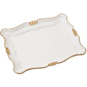 تصویر سینی طلا کاری‌ شده مادام کوکو مدل Madam Coco Camelote 