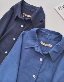 تصویر شومیز مانتویی لینن 