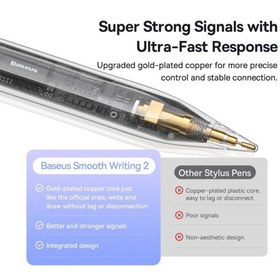 تصویر قلم لمسی بیسوس مدل Smooth Writing 2 Series BS-PS003 