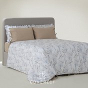 تصویر روتختی نسکافه‌ای سفید کاوری مدل Karina 