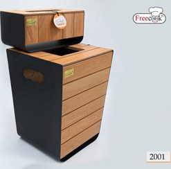 تصویر سطل و جادستمال مینیمال مدل الیز - طوسی 