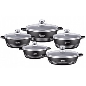 تصویر سرویس قابلمه 10 پارچه دسینی مدل Modern life 