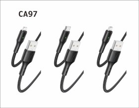 تصویر کابل USB به Type-C یسیدو CA97 طول 1.2متر 2.4 آمپر ا YESIDO CA97 YESIDO CA97