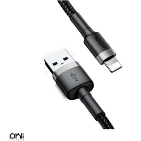 تصویر کابل شارژ سریع و انتقال داده لایتنینگ بیسوس USB to Lightning مدل CALKLF-BG1 