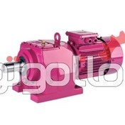 تصویر موتور گیربکس ایلماز سه فاز 11 کیلو وات، 35 دور، پایه دار 