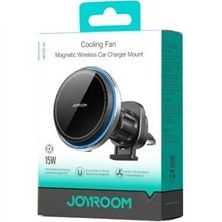 تصویر هولدرو شارژر وایرلس مگنتی دریچه کولری جویروم JOYROOMMagnetic Car Wireless Charger Holder JRZS387 