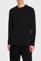 تصویر تی شرت آستین بلند تک رنگ مردانه Armani Exchange | 6RZTCB ZJ9TZ 1200 