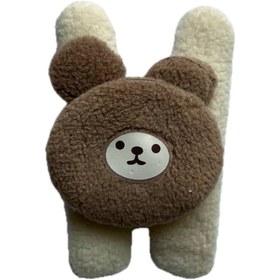 تصویر تکه‌دوزی حوله‌ای طرح خرس 