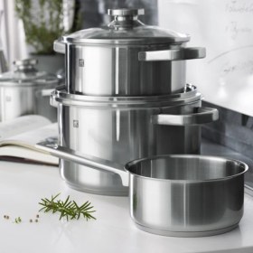 تصویر سرویس قابلمه استیل ۳ پارچه زولینگ مدل جوی ZWILLING Joy Cookware, Set of 3 