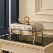 تصویر سوفله خوری مستطیل متوسط ورساچه _ دو رنگ