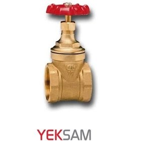 تصویر شیر کشویی برنجی سبک سایز 1/4-1 اینچ دنده ای PN1۶ سیم ایتالیا شیر فلکه کشویی برنجی سبک سایز 1/4-1 اینچ مدل 50 دنده ای PN1۶ سیم ایتالیا GATE VALVE BRASS CIM