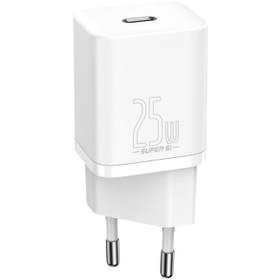 تصویر شارژر باسئوس 25 واتی مدل Super Si Baseus / Super Si / USB-C / 25w / 5V /