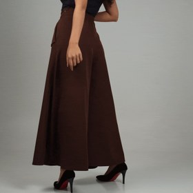 تصویر دامن شلواری کمر حلقه 