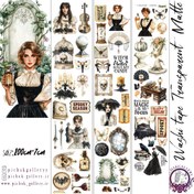 تصویر واشی استیکر شفاف هالوین جذاب 