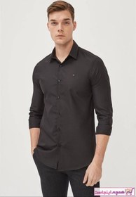 تصویر پیراهن اسپرت مردانه با قیمت برند آوا رنگ مشکی کد ty71996525 