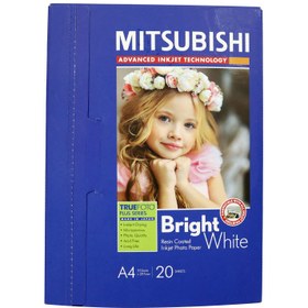 تصویر کاغذ عکس Mitsubishi A4 بسته ۲۰ عددی ا Mitsubishi A4 Photographic paper Pack Of 20 Mitsubishi A4 Photographic paper Pack Of 20
