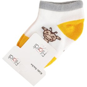 تصویر جوراب نوزادی طرح زرافه خندان فیلاردی Filardi Filardi Smiling Giraffe Baby Socks