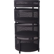 تصویر سبد سیب زمینی و پیاز ساین مدل توری سه و نیم طبقه بدون تایر مبلمونسرا مدل 210598 